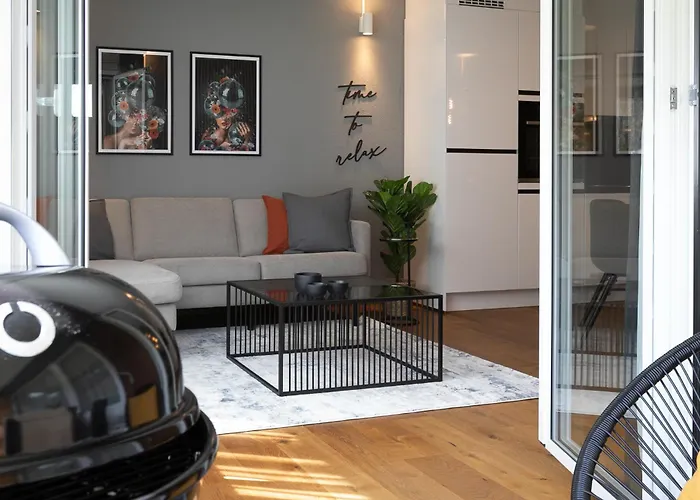 Apartment Spirit - Balkon - Bergsicht *