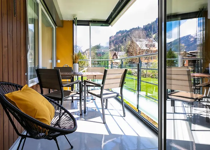 Spirit - Balkon - Bergsicht Apartment